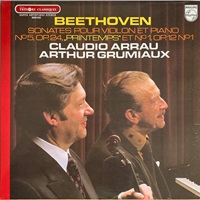 Pentatone : Arrau - Beethoven Violin Sonatas 1 & 5